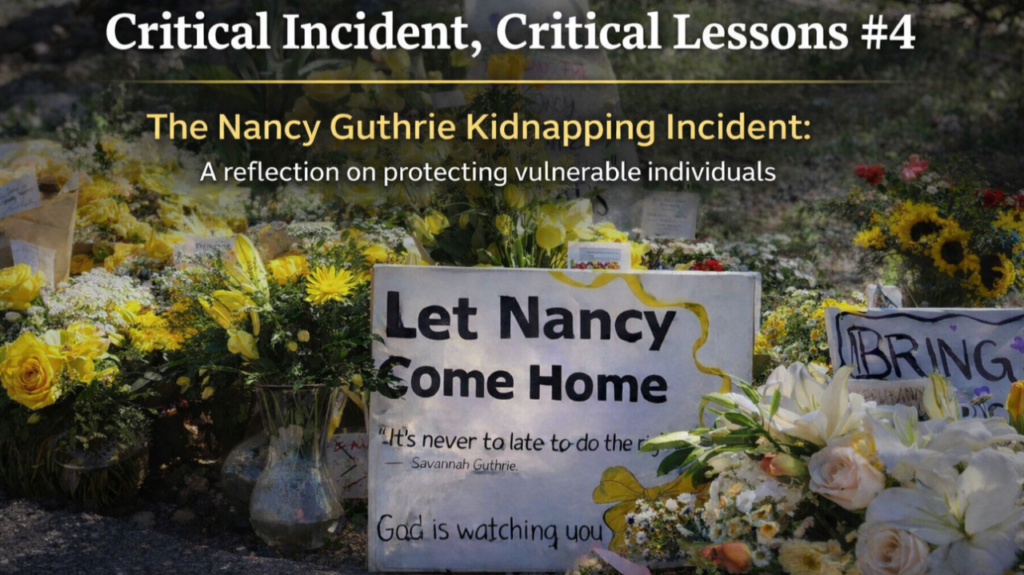 Critical Incidents, Critical Lessons 4